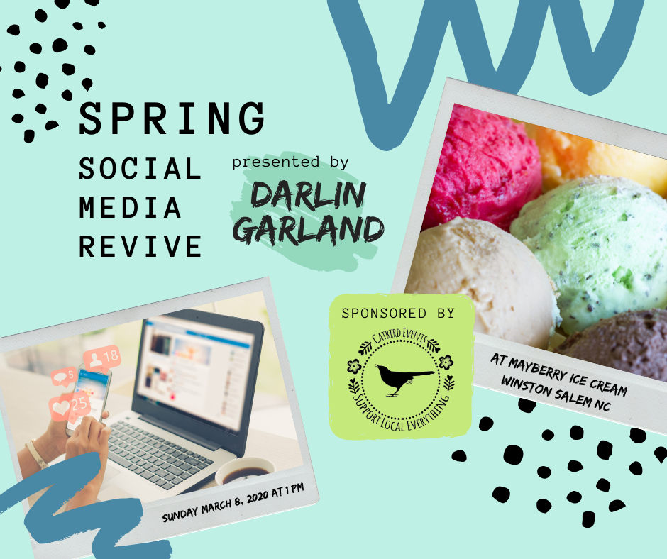 spring social media revive workshop infographic